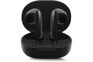 WEDETIAN Redmi Buds 4 Lite, Auriculares Inalambricos Bluetooth Deportivos 5.3 en estéreo con cancelación de Ruido, 20 Horas de batería con estuche de carga, Latencia de Baja, Conexión Inteligente (Negro)