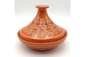 YODECO Tajine Marrakesch einzeln ausgestellt, 22 cm, Orange