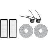 robotyedek, QRevo Curv/QRevo C/QRevo C Pro Roborock ile Uyumlu Hepa Yan Fır&ccedil;a Mop-6 Par&ccedil;a
