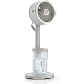 Shark FlexBreeze ProMist Taşınabilir Buharlı Fan &ndash; İ&ccedil; ve Dış Mekan Uyumlu, Beyaz FA300WHEU
