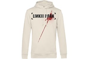 Linkin Park Hybrid Theory – Red Flag Homme Sweat-Shirt à Capuche Beige Regular/Coupe Standard