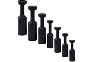 BASTOUR 35 tappi pneumatici in nylon ciechi pneumatici pressione per il collegamento di connettori, tappi di chiusura pneumatici per raccordi ad aria compressa IQS, connettori per tubi flessibili