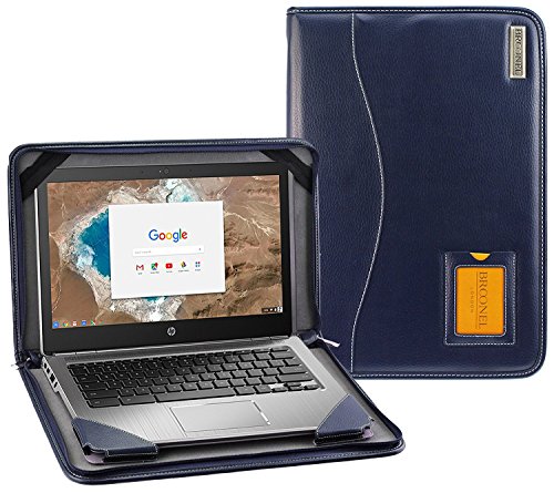 Broonel - Contour Serie - Schutzleder Tasche aus robustem blauem Leder für Terra Mobile 15-360 Broonel - Contour Serie - Schutzleder Tasche aus robustem blauem Leder für Terra Mobile 15-360