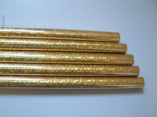 HOLOGRAMMFOLIE, 5 Rollen gold, 1m x 33cm, selbstklebend