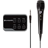 UltraProlink UM1002 Sing Along Karaoke Bluetooth Mixer with Karaoke Microphone & Bluetooth Receiver Amplifier with Echo for M