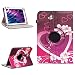 Produktbild Robuste Tablet Schutzhülle für Medion Lifetab P9702 X10302 P10400 P10506 P10505 S10351 S10352 aus Kunstleder Hülle Tasche Standfunktion 360° Drehbar kombiniert Schutz und Design in verschiedenen Farben Cover Case Universal NAmobile, Farben:Motiv 2