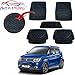Auto Pearl - Premium Quality Heavy Duty Black 5Pc PVC Rubber 6604 Smoke Car Mat For - Maruti Suzuki Ignis RS.1299.00