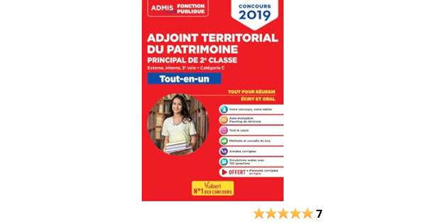 Amazon Fr Concours Adjoint Territorial Du Patrimoine Categorie C Tout En Un Concours Externe Interne Et 3e Voie Concours 2019 Le Lann Camille Livres