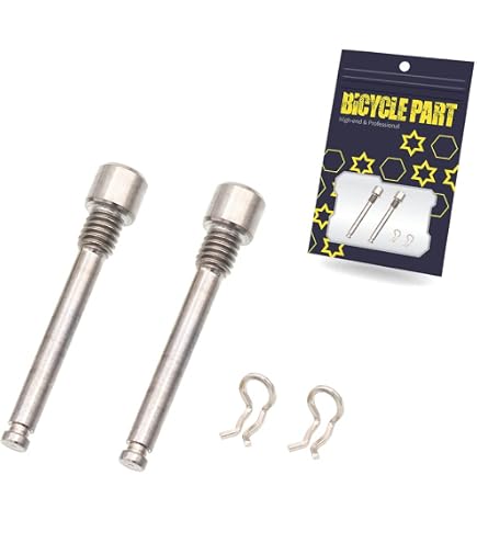 VOANZO Lot De 2 Boulons Étrier Frein Disque Vélo M4x26mm Titane Avec Circlips