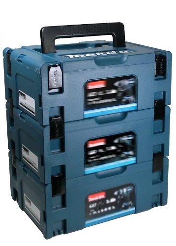 Makita Makpac Große 2 Transportbox 3er Set, 1 Stück, MAKPACSET2
