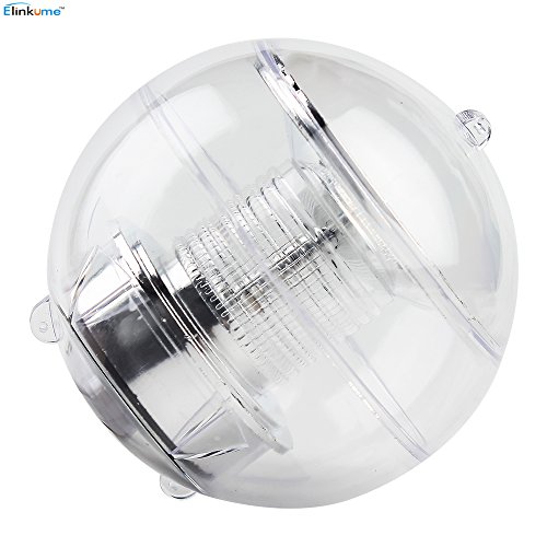 ELINKUME Solar Wasserdicht Schwimmende LED Farbwechsel RGB Ball Lampe für den Garten, Baum,Teich Swimming Pool - 4