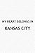 Produktbild My Heart Belongs In Kansas City: A 6x9 Inch Matte Softcover Journal Notebook With 120 Blank Lined Pages And A Positive Hometown Or Travel Cover Slogan