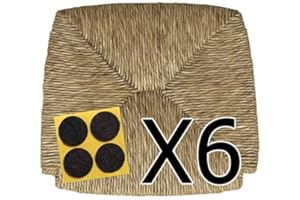 ArredaSì Fondino in Paglia - ricambi per sedie Venezia/Paesana 1212 ZF [Set di Sei] + Feltrini in Omaggio