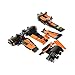 Produktbild 1 x Lego System Set Modell Star Wars Episode 7 Poe's X-Wing Fighter 75102 schwarz orange Raumschiff incomplete unvollständig