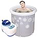 Produktbild Erwachsenen Dampfbad Badewanne große Verdickung / thermostatische / Massage / Falt-Badewanne Haushalt-aufblasbare Badewanne , 75*80cm
