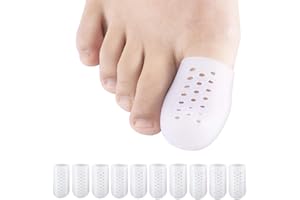 TSUWNO 10 Copri Alluce in Silicone, Protezione Contro Calli e vesciche, prevenzione Formazione Calli, Protezione dell'alluce e delle Unghie.