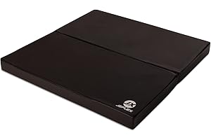 ‎JEFLEX Jeflex - klappbare Weichbodenmatte & Turnmatte 100 x 100 x 8 cm MADE IN GERMANY/Gymnastikmatte tragbar/platzsparende Fitnessmatte & Yogamatte/Spielmatte für Kinderzimmer