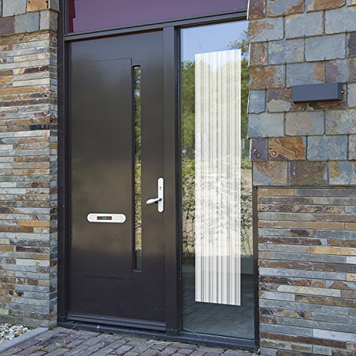 Glas- und Fensterfolie, Klebefolie Streifen, 200x75cm, PVC frei, selbstklebend - 3