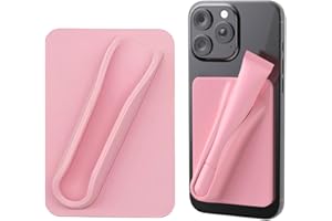 LQIOACU Mobile Phone Lipstick Holder, Universal Mobile Phone Case Lipstick Holder, Pink 1 Piece, bronze