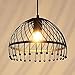 Produktbild DE Seeksung Kronleuchter Deckenleuchte Hängelampe Vintage Industry Wohnzimmer Restaurant Bar Cafe Beleuchtung LED Persönlichkeit Eisen Licht E27 Durchmesser 21,65 in * Breite 5,91 in [Energieklasse A +]
