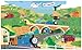 Produktbild RoomMates YH1418M Thomas the Tank Prepasted Chair Rail Mural, 6 by 10.5-Foot