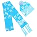 Produktbild iSpchen Weihnachten Hut Schal Erwachsene Kinder Farbe Ball Weihnachtsfeier Hut Halloween LED Licht Knit Geschenke Caps Schals Schneeflocke