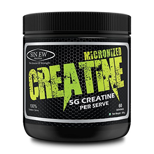 Sinew Nutrition Micronised Creatine Monohydrate - 300g / 0.66 lb (Unflavoured) RS.399 (50.00% Off) - Amazon