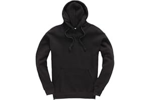 New Spirit Original Mens Womens Unisex Soft Fleece Hoodie - Drawstrings and Pouch Pocket - Comfy Cozy Hooded Sweatshirt - Perfect for Casual Work Wear, Gym - 80% Cotton 20% Polyester