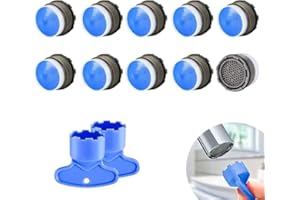 HORREX 18.5mm 10erPack WasserhahnLuftsprudler WasserhahnSieb LuftsprudlerSpritzaufsatz KüchenspüleLuftsprudler BelüftungsWasserhahnLuftsprudler LuftsprudlerEinsatz Passend für die meisten Wasserhähne