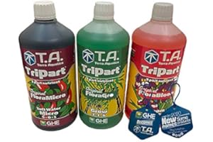 GHE Terra Aquatica Tripart 3 x 1 Liter Pflanzendünger Weichwasser