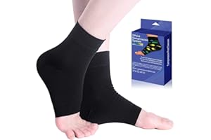 UONNER Sprunggelenkbandage Knöchelbandage Fußbandage für Herren und Damen Plantar Fasciitis Socken Kompressionssocken für Sport Fussball Fitness