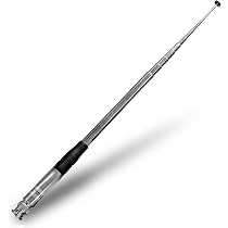 Antenne Télescopique BNC 27MHz 25-108 Cm - Pour Radios Portables CB Cobra, Uniden, Etc.