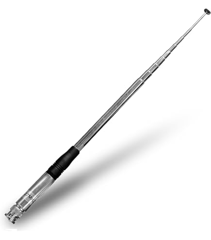 Antena TNC 27MHz Retráctil - Mejora La Señal De Tu Radio CB, Compatible Con President Randy Y Otros Modelos