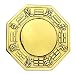 Produktbild DMtse Chinesische Feng Shui WUDANG Mountain Messing Bagua Spiegel, 11,9 cm für Schutz der Familie inkl. Red Schnur zum Aufhängen Bagua Spiegel