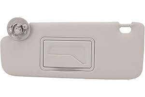 NAROOTE P95327509, Inside Sun Visors Adjustable Gray Sun Visor Easy To Install for Sonic Aveo 2011-2016 (Left)