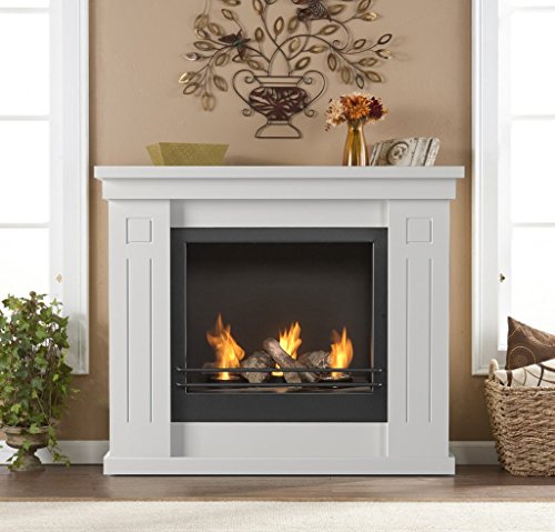 Preisvergleich Produktbild Kamin Raffaello Bioethanol 3,5 kW Weiß