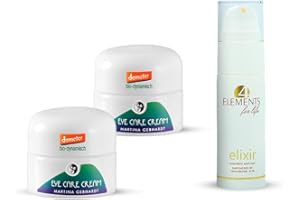 ‎4 ELEMENTS Martina Gebhardt Naturkosmetik Eye Care Cream x2 and Eye contour serum from 4 Elements for life. Active certified natural cosmetic.