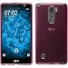 Produktbild PhoneNatic Case für LG Stylus 2 Plus Hülle Silikon pink transparent + 2 Schutzfolien