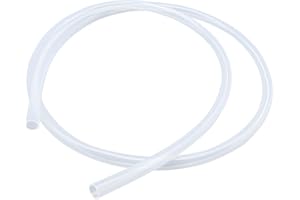 LAVMHAB Silikonschlauch 5mm ID x 7mm OD 1.5 Meter Länge, Lebensmitteltaugliche Schläuche Flexibler Schlauch Klar Wasser Luft Rohre für die Pumpe übertragen