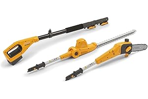 Stiga Multitool a Batteria SMT 100 AE Kit, Tagliasiepi e Potatore con Prolunga Telescopica, Per Altezze Elevate e Lavori Facili e Veloci, Batteria ePower da 20 V (4 Ah), Batteria e Caricatore Inclusi