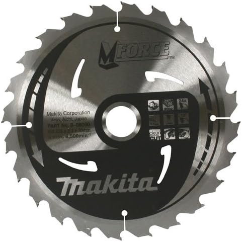 Advanced Makita Mforce Circular Saw Blade 235mm x 24 Teeth 30mm Bore [Pack of 1] --