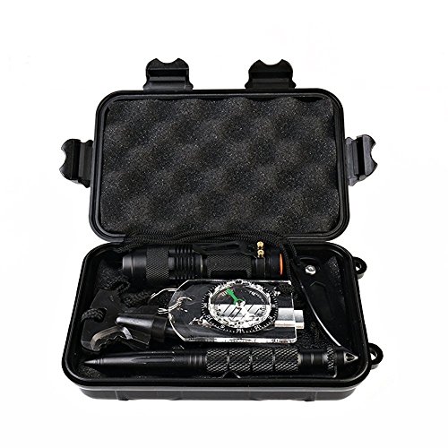 Outdoor Survival Set Bundeswehr Survival Messer Werkzeug Multitool US Army Trekking Camping Überleben Rettung Militär Fallschirmjäger