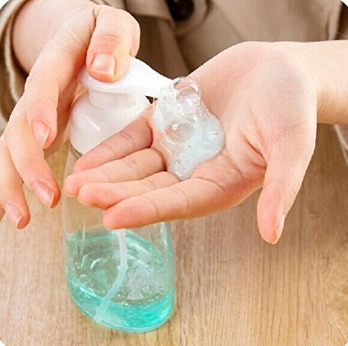 Schäumendes Seifenspender pump-bottles, BPA-frei, für Küche oder Bad Arbeitsplatten und für Hand Soap Gesichtsreinigung Body Wash 250 ml (8,5 oz) – 2 Stück - 4