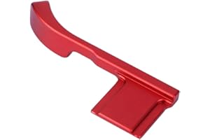 TOSUNY Hochwertige Aluminiumlegierung Blitzschuh Daumen hoch Griff für Fuji X-E3 X-E2S Kamera(rot)