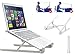 Produktbild Notebook Faltbarer Ständer | Für ACER Aspire 5 | Leicht und Klappbar | Laptop Ständer für Büro und Reisen | Wärmeableitung | LTS Weiß