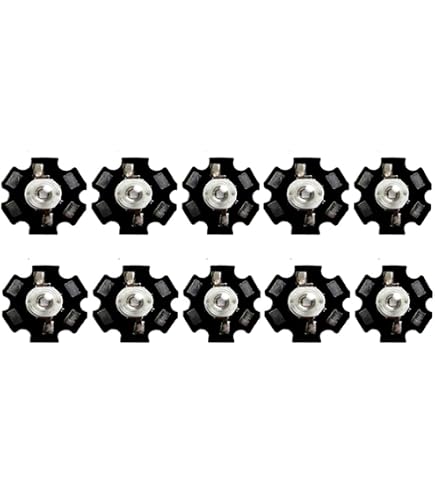 100 Stück UV-LEDs 5mm, Wasserklar – Superhell, 405nm, Für Schwarzlicht-Effekte