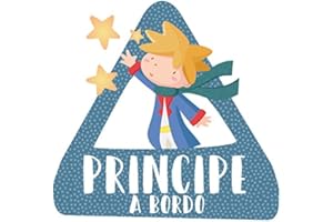STARSTICK Bebé a bordo - Príncipe a bordo – triángulo adhesivo de Bebé a Bordo - Castellano