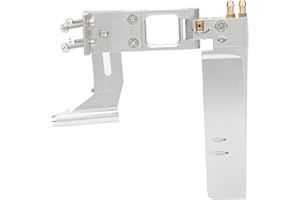 CHANGOR Wasserabsorbierendes Ruder für RC-Boote, robuste RC-Bootsruderbaugruppe 110 mm, zuverlässige flexible Welle, verschleißfest für 0,2-Zoll-Wellensystem