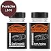 Produktbild TRISTARcolor Autolack Lackstift Set Porsche L810 Rubinrot Metallic/Ruby Red Metallic Basislack Klarlack je 50ml