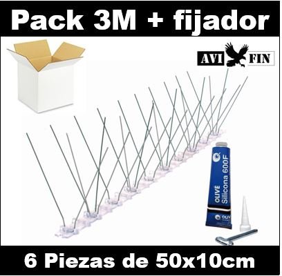 Pack 3 Metros + fijador. AVIFIN iH100 (10cm ancho). Fabricación Española.